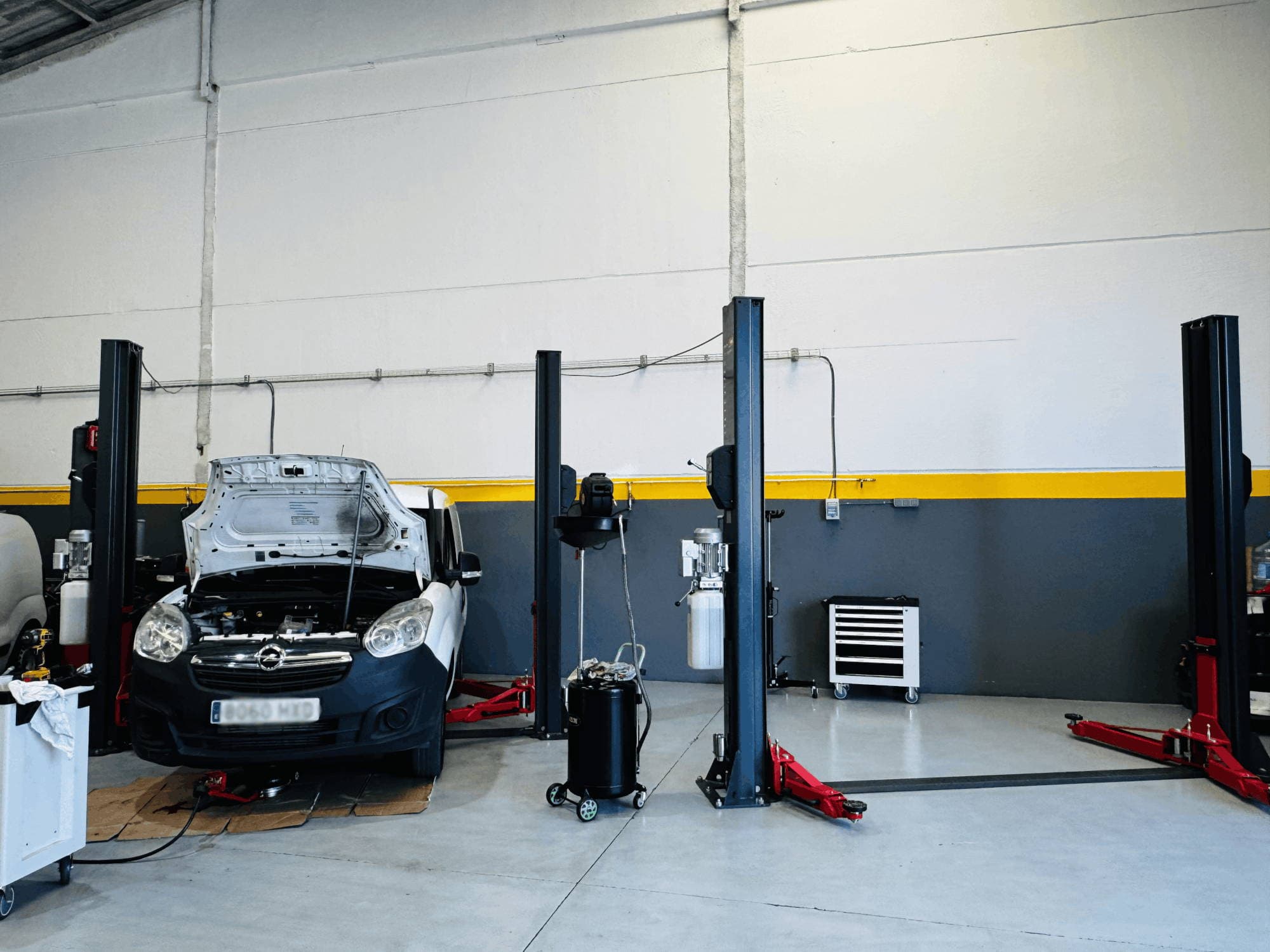 Vista general del box